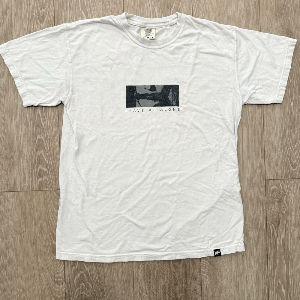 NF‎ Rapper Tour Band Graphic Tshirt "Leave Me Alone" Comfort Color Medium